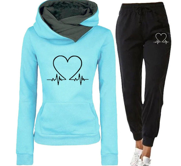 Maren | Heart Print Sports Set