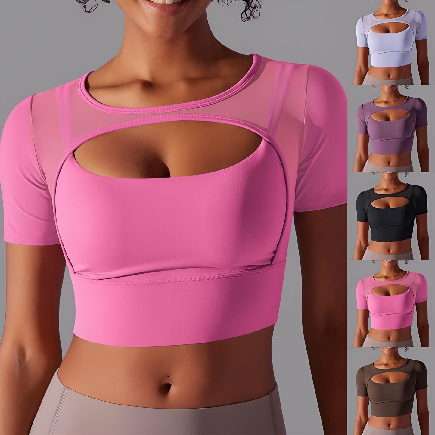 Michelle | Double Layer Yoga Top
