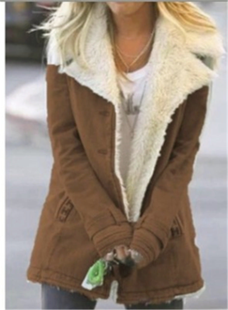 Jordan | Plus Size Plush Coat
