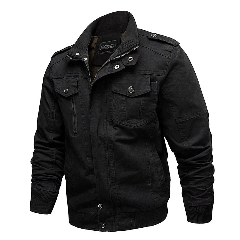 Men’s Plus Size Casual Cotton Jacket | Anthony