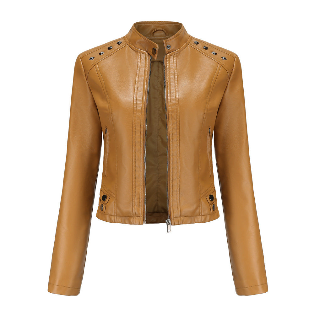 Kinsley | Studded Leather Jacket