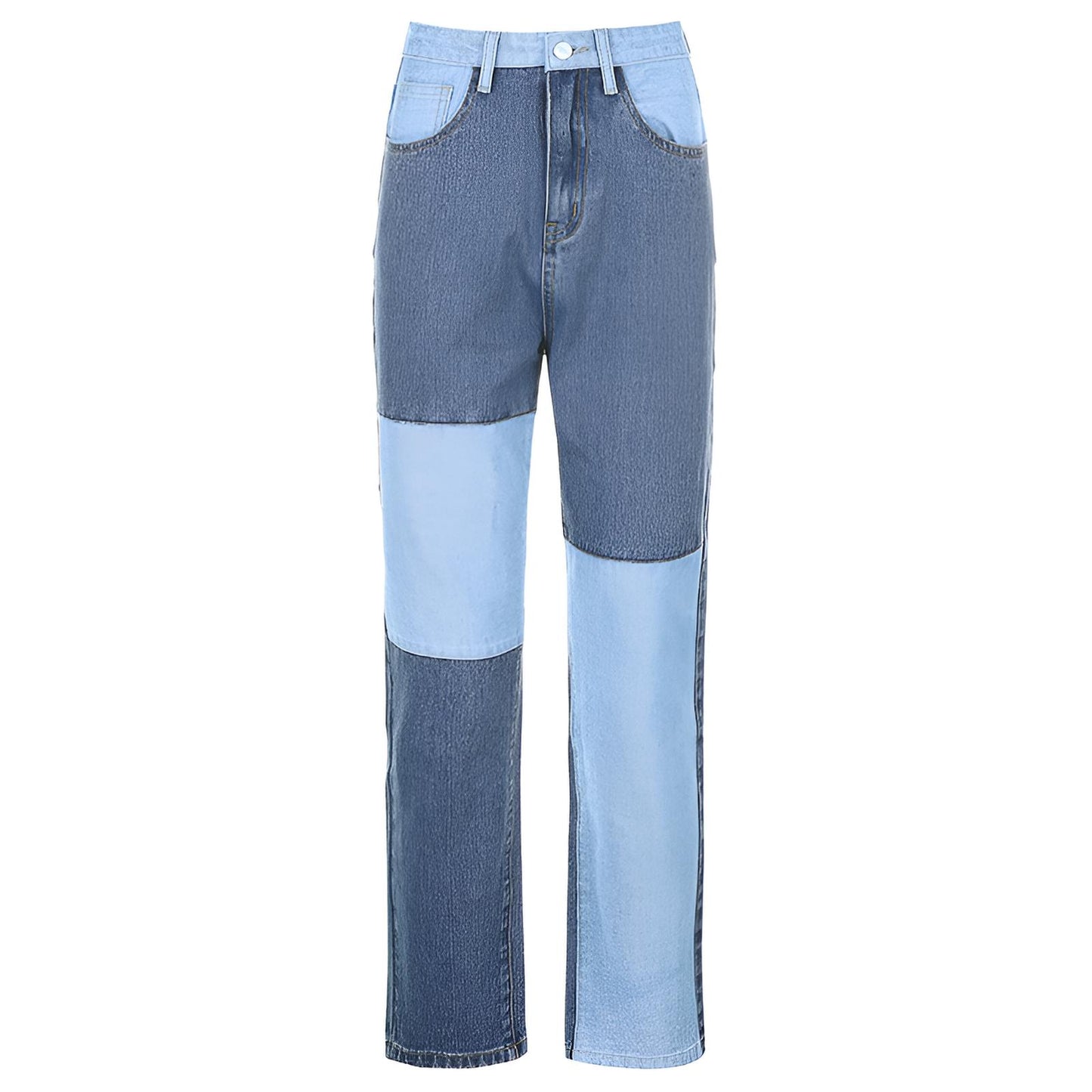 Alina | High-Rise Straight-Leg Jeans