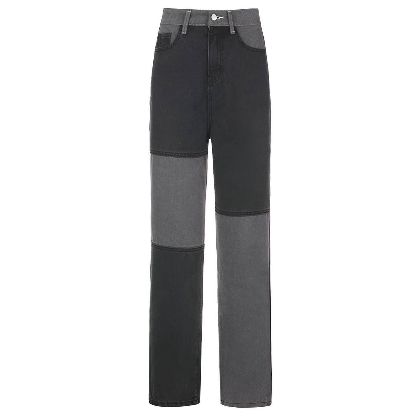 Alina | High-Rise Straight-Leg Jeans