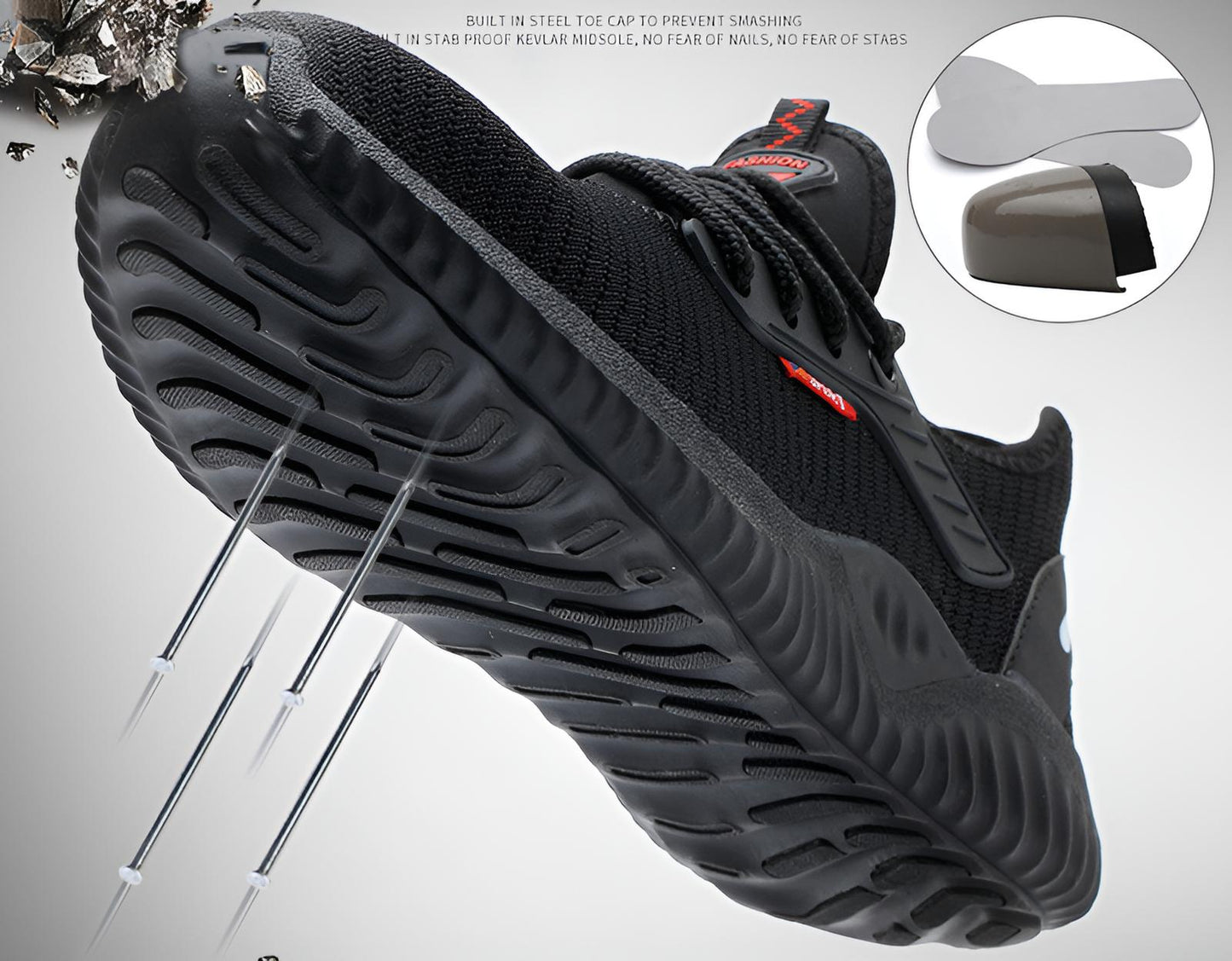 Morgan | Steel Toe Safety Sneakers