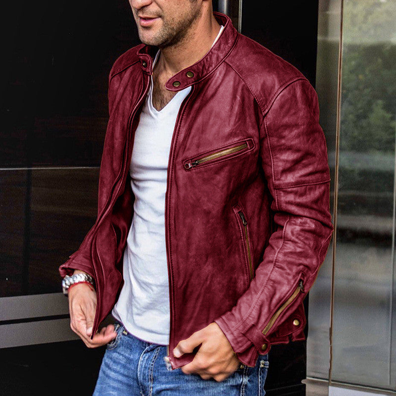 Julian | Slim Fit Motorcycle Leather Jacket