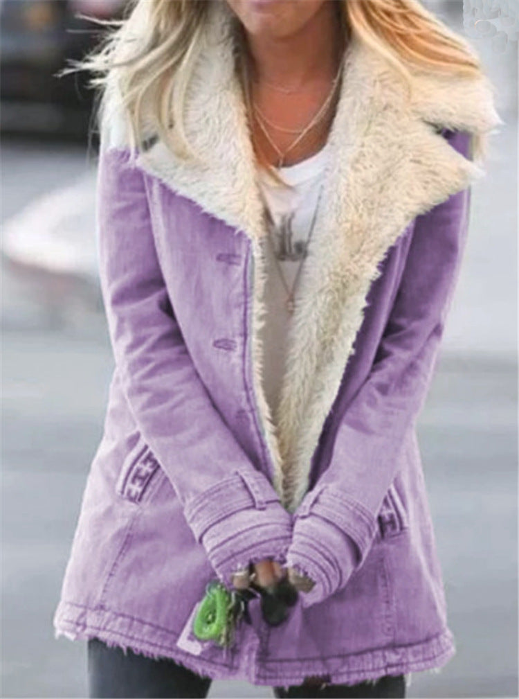 Jordan | Plus Size Plush Coat