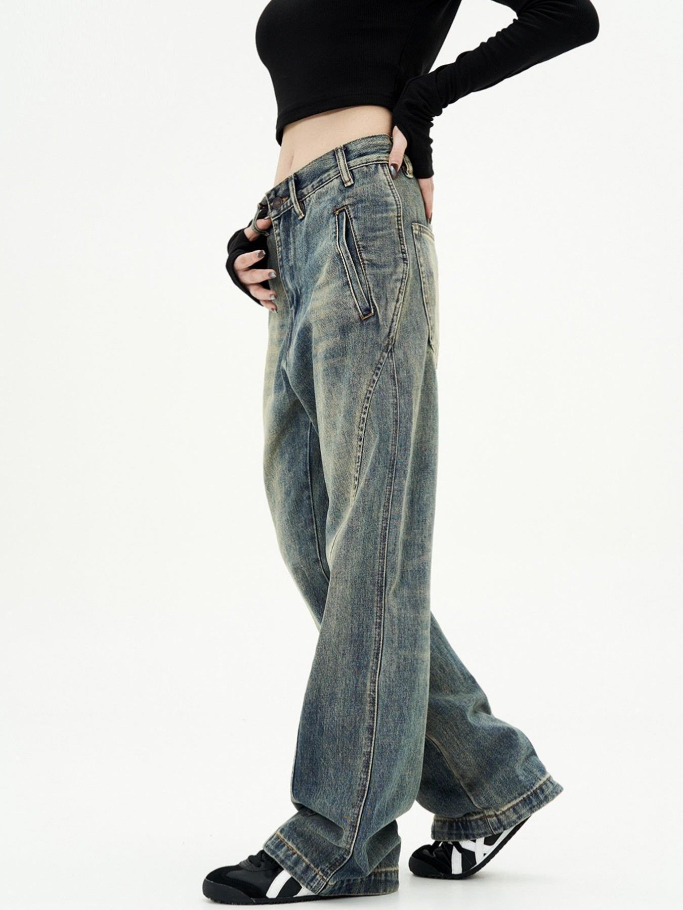 Alex | Retro Straight-Leg Jeans