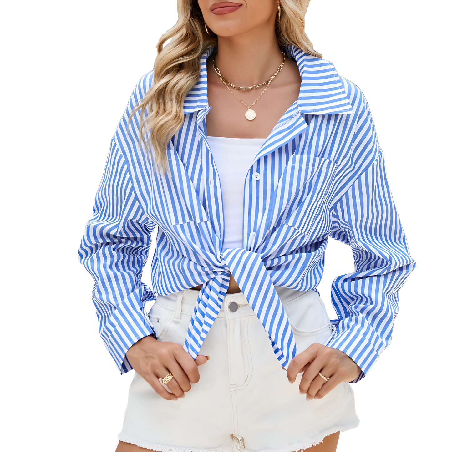 Nala | Striped Long Sleeve Shirt