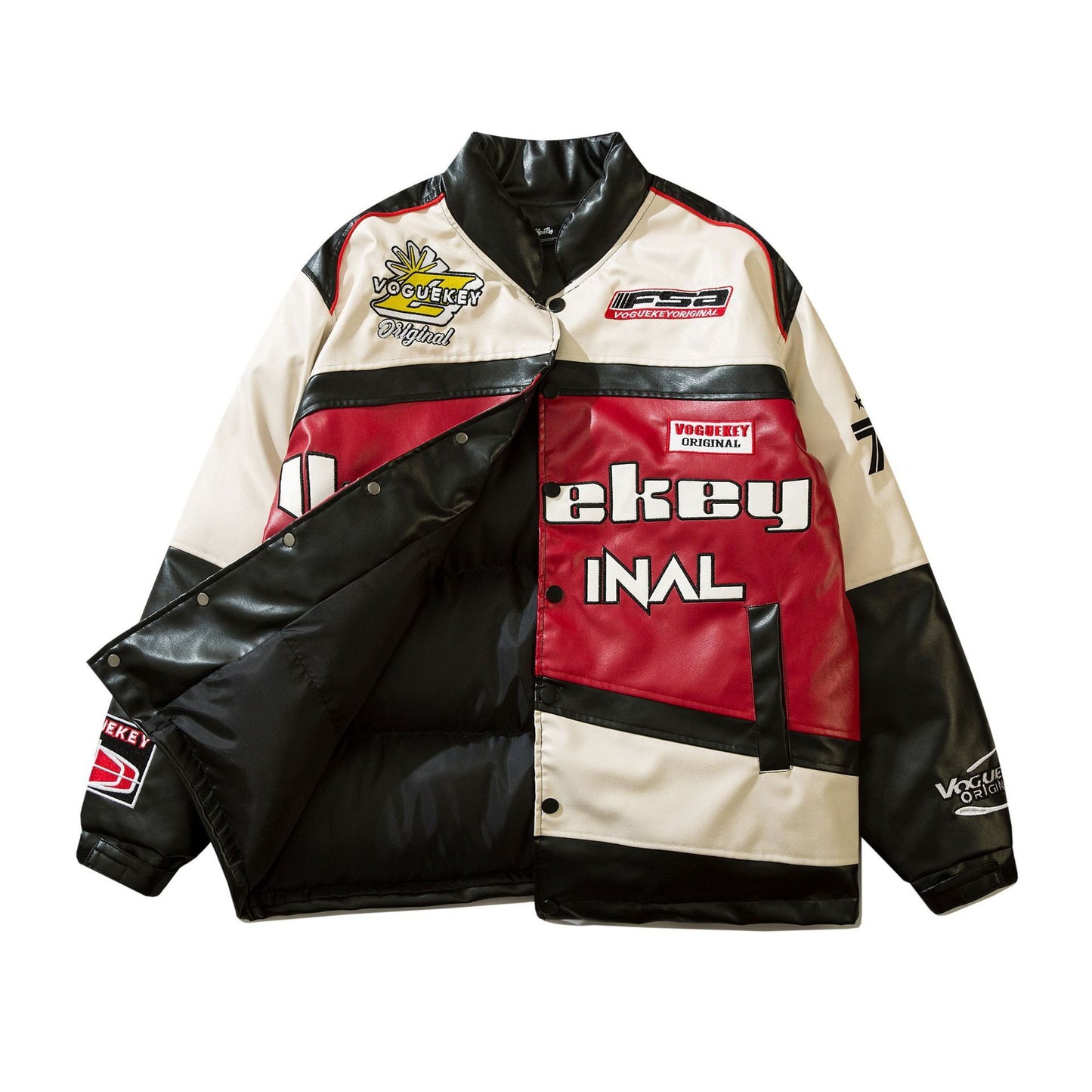 Diego | Unisex Embroidered Cotton-Padded Jacket