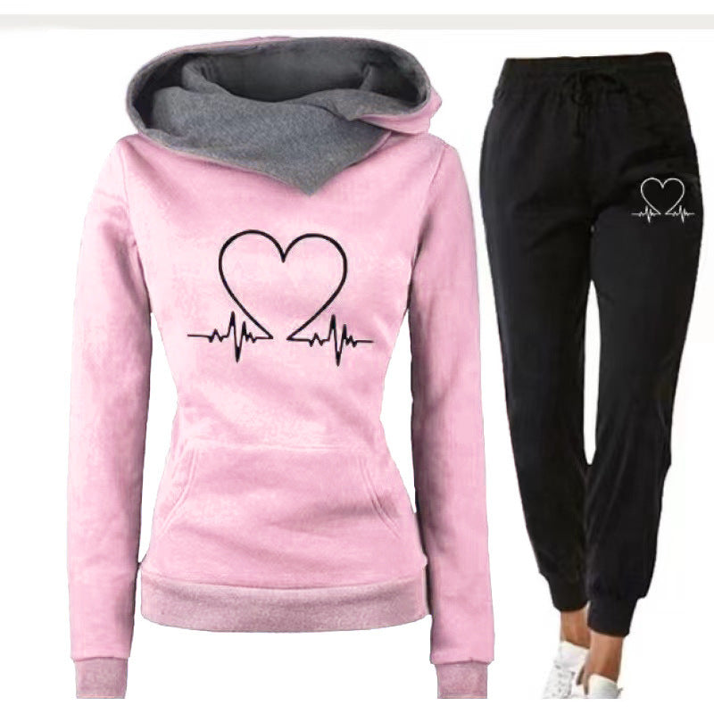 Maren | Heart Print Sports Set