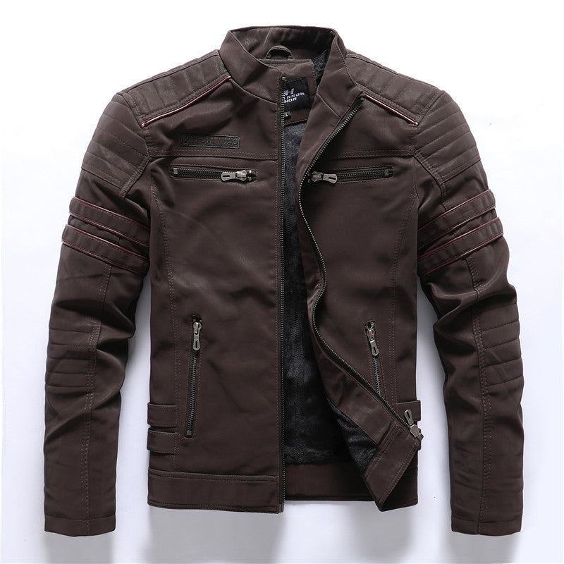 Kenneth | Men’s Leather Moto Jacket