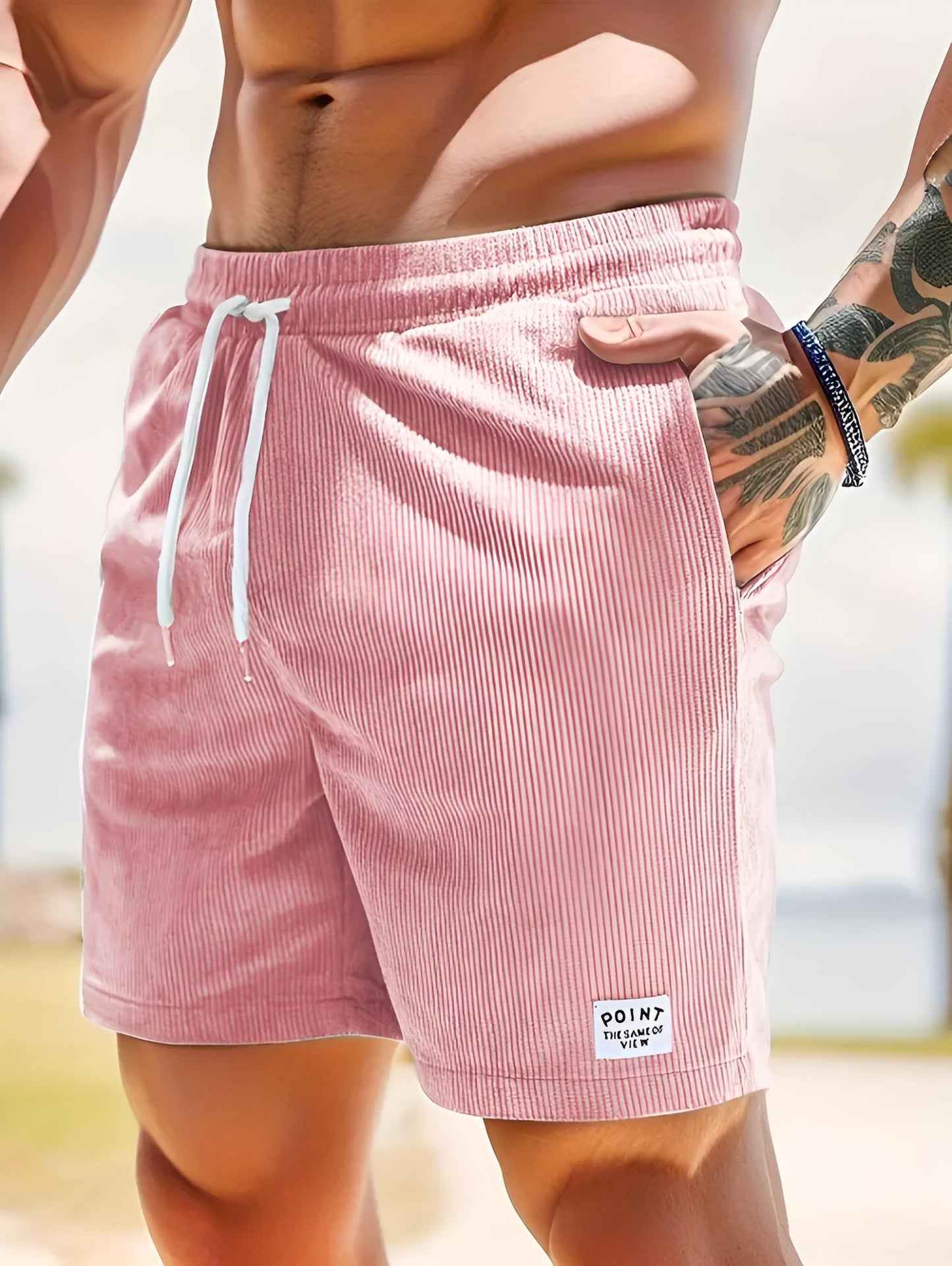 Carter | Corduroy Drawstring Shorts