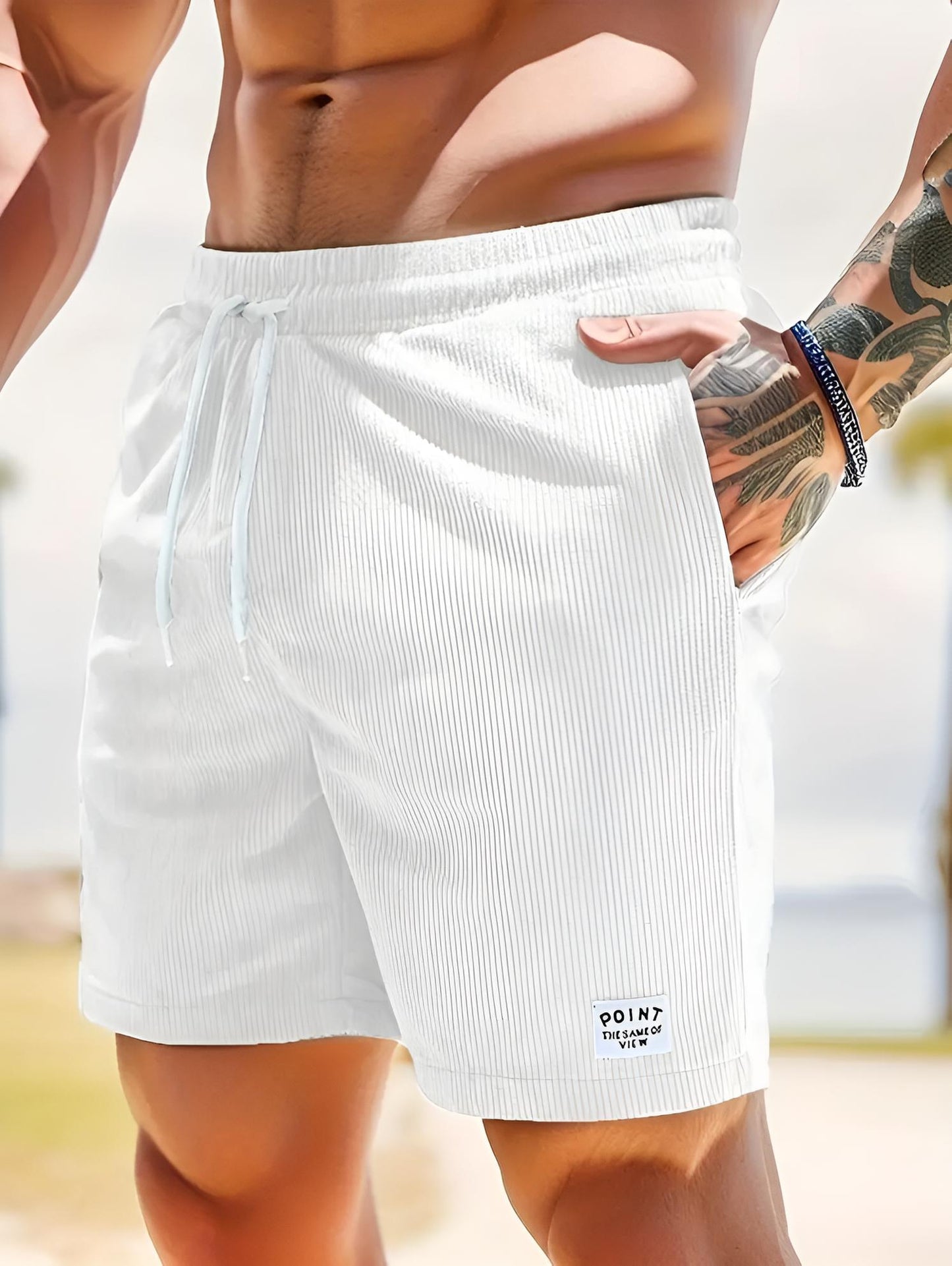 Carter | Corduroy Drawstring Shorts