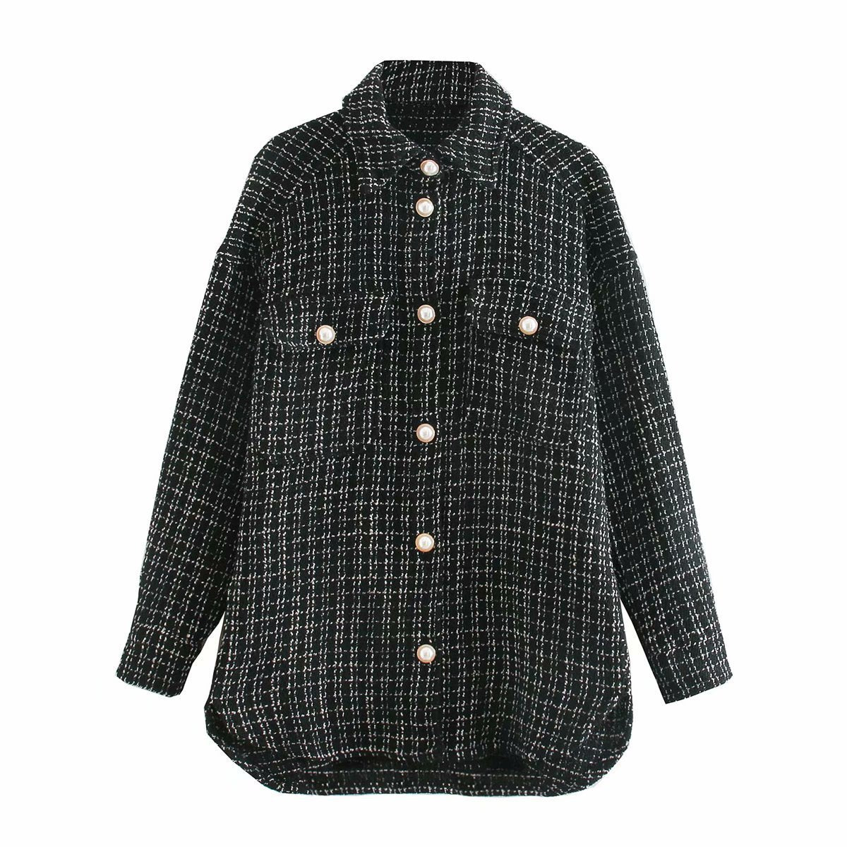 Ember | Plaid Wool Coat