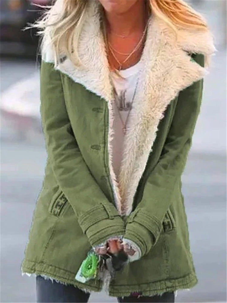 Jordan | Plus Size Plush Coat