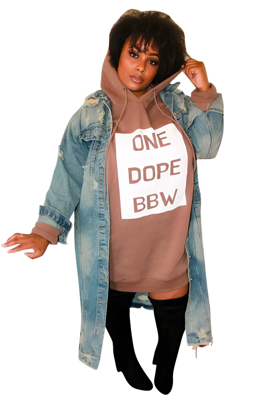 Nina | Women’s Plus-Size Oversized Hoodie