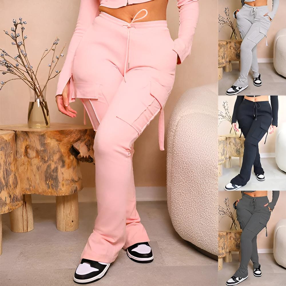 Sadie | High Waist Cargo Pants