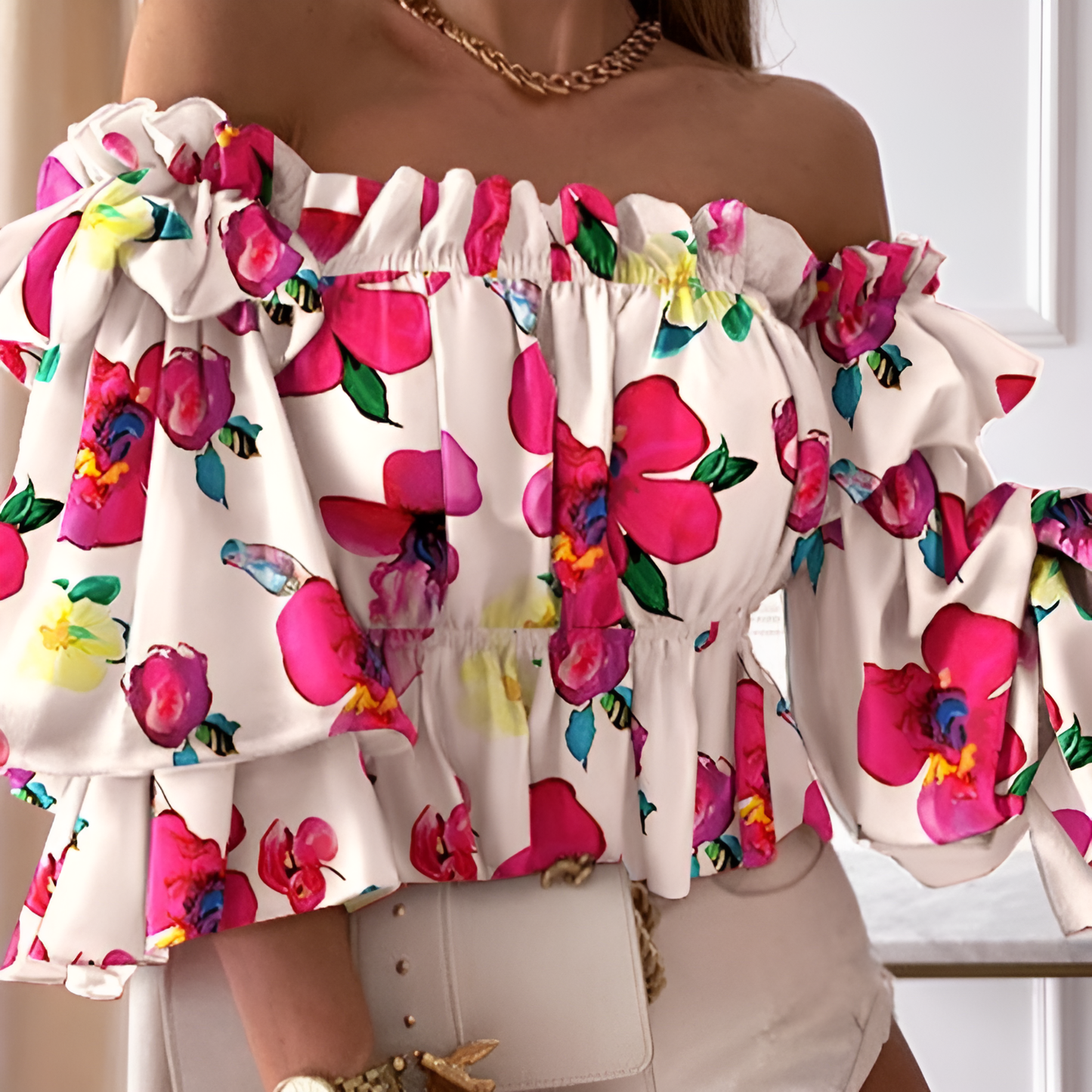 Charlotte | Elegant Long Sleeve Blouse