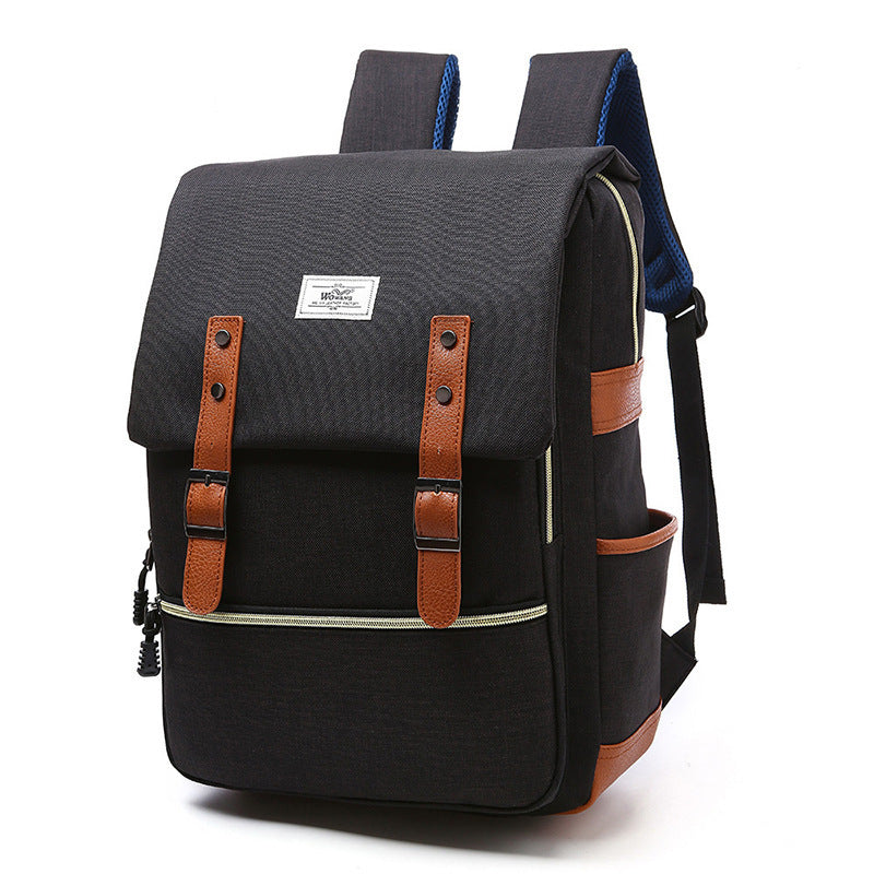 Zion | Vintage USB Charging Laptop Backpack