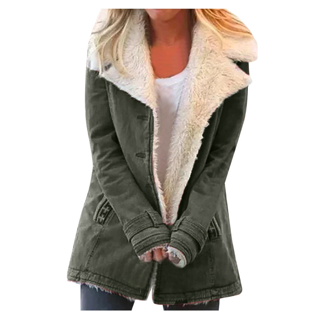 Jordan | Plus Size Plush Coat