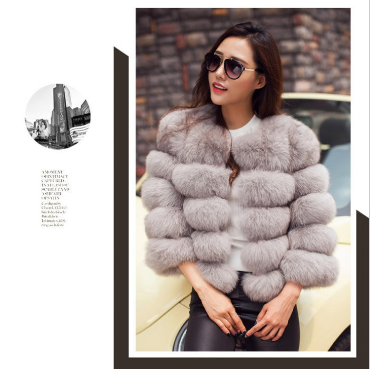 Kassandra | Faux Mink Fur Coat