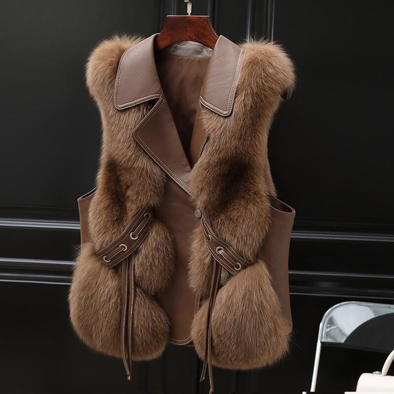 Frida | Faux Fox Fur Vest