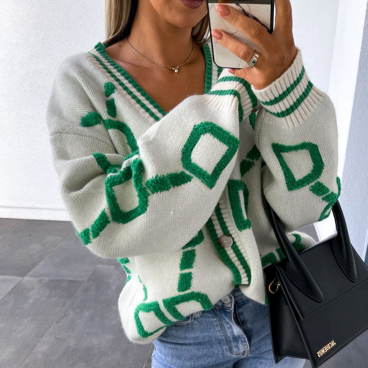 Ingrid | Batwing Sleeve Knit Cardigan