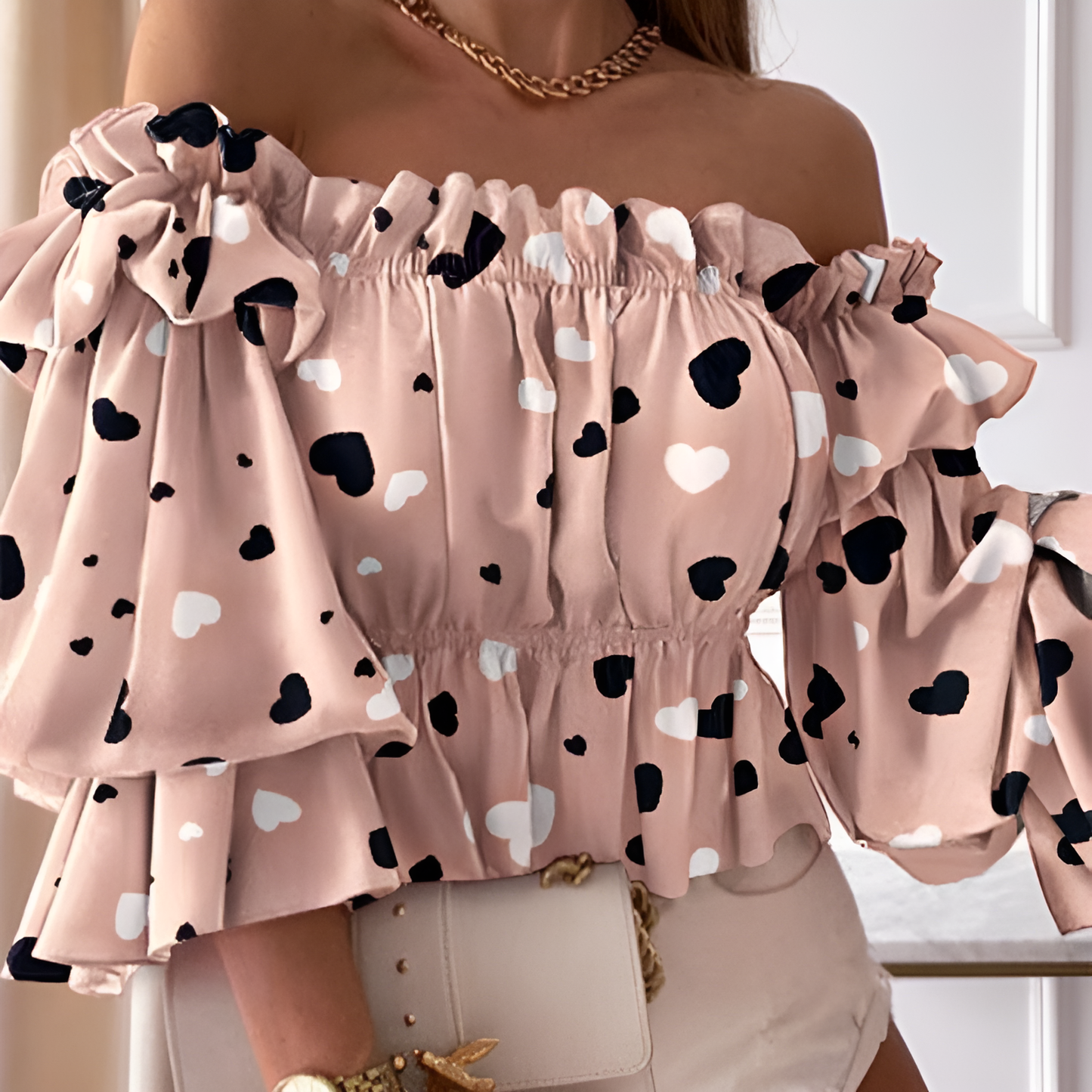 Charlotte | Elegant Long Sleeve Blouse