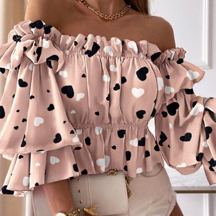 Sexy Long Sleeve Women's Blouse | Charlotte