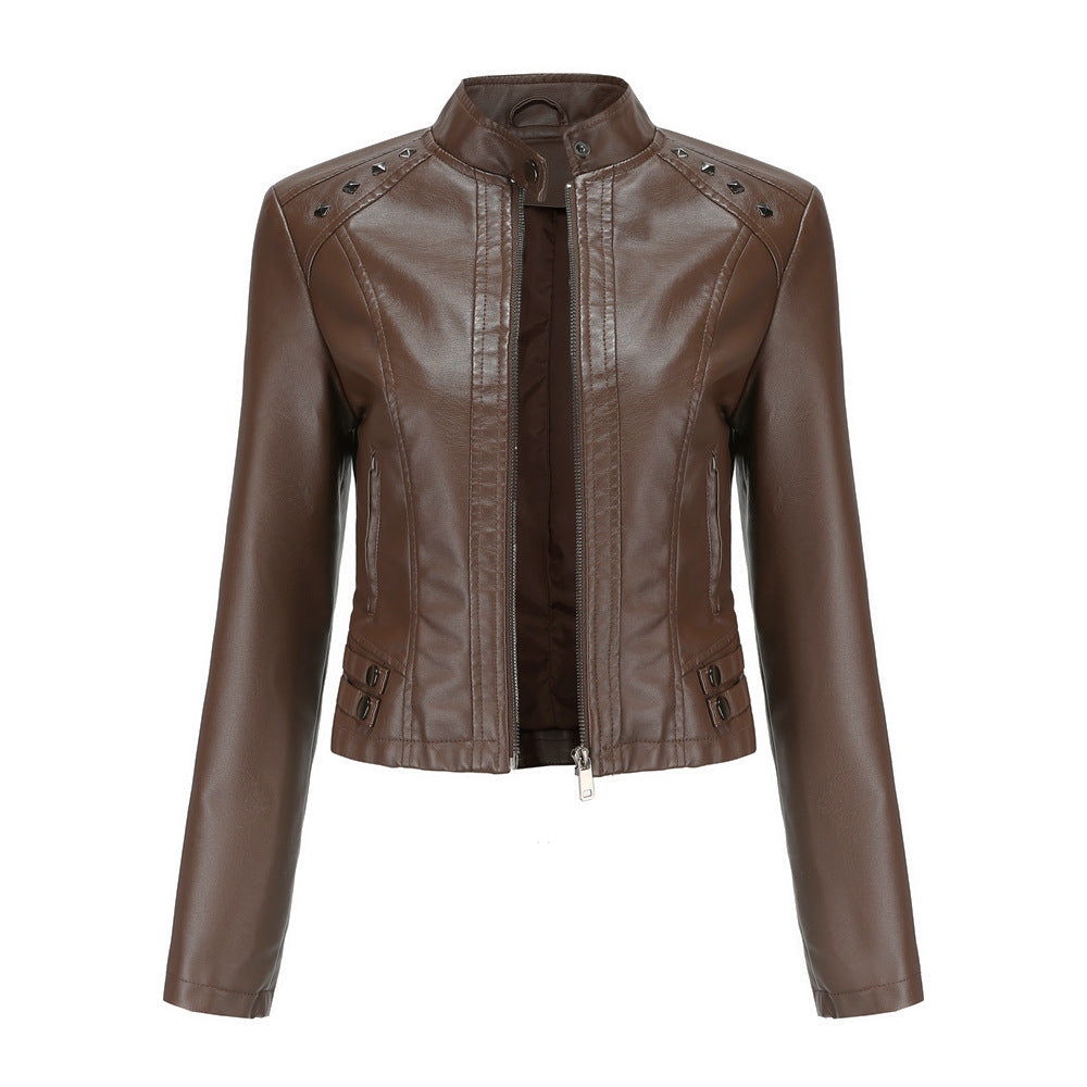 Kinsley | Studded Leather Jacket