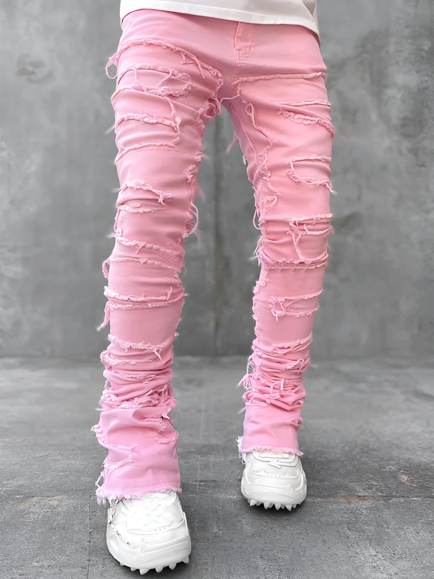 Joseph | Patched Stacked Skinny Jeans