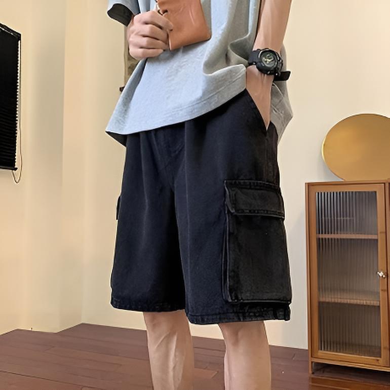 Amir | Workwear Denim Shorts
