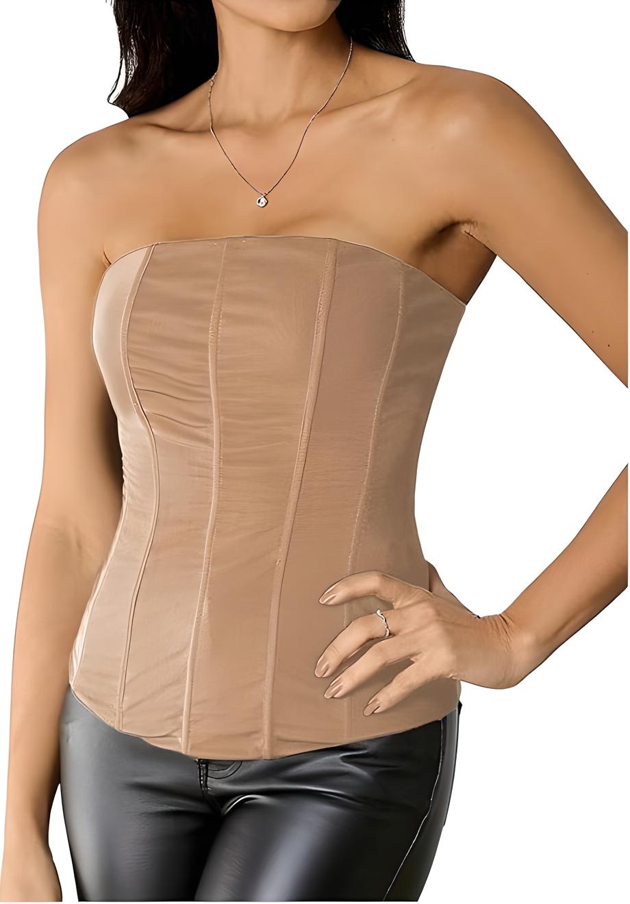 Leila | Mesh Tube Crop Top