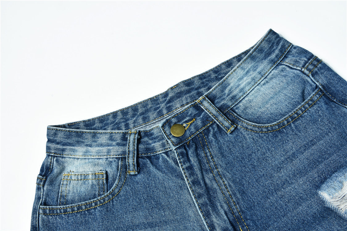 Arden | Edgy Ripped High-Rise Jeans