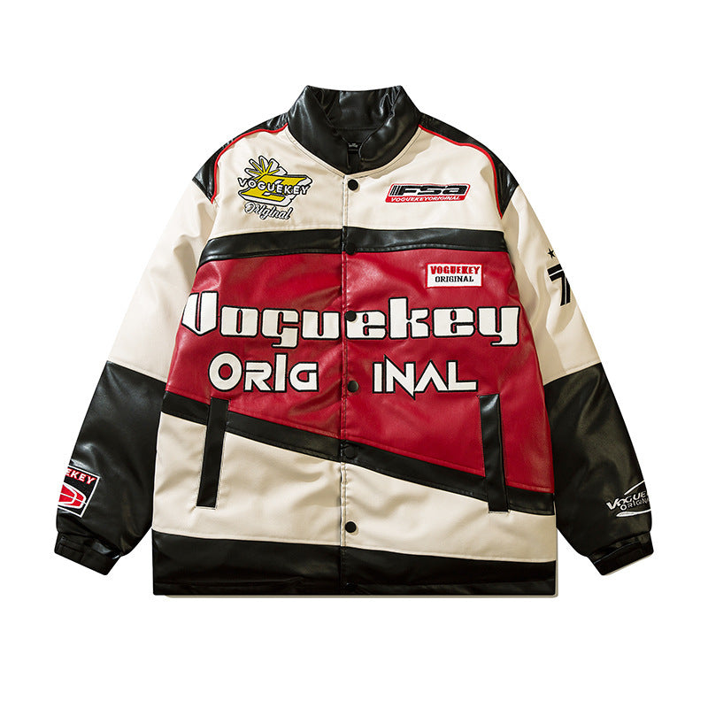 Diego | Unisex Embroidered Cotton-Padded Jacket
