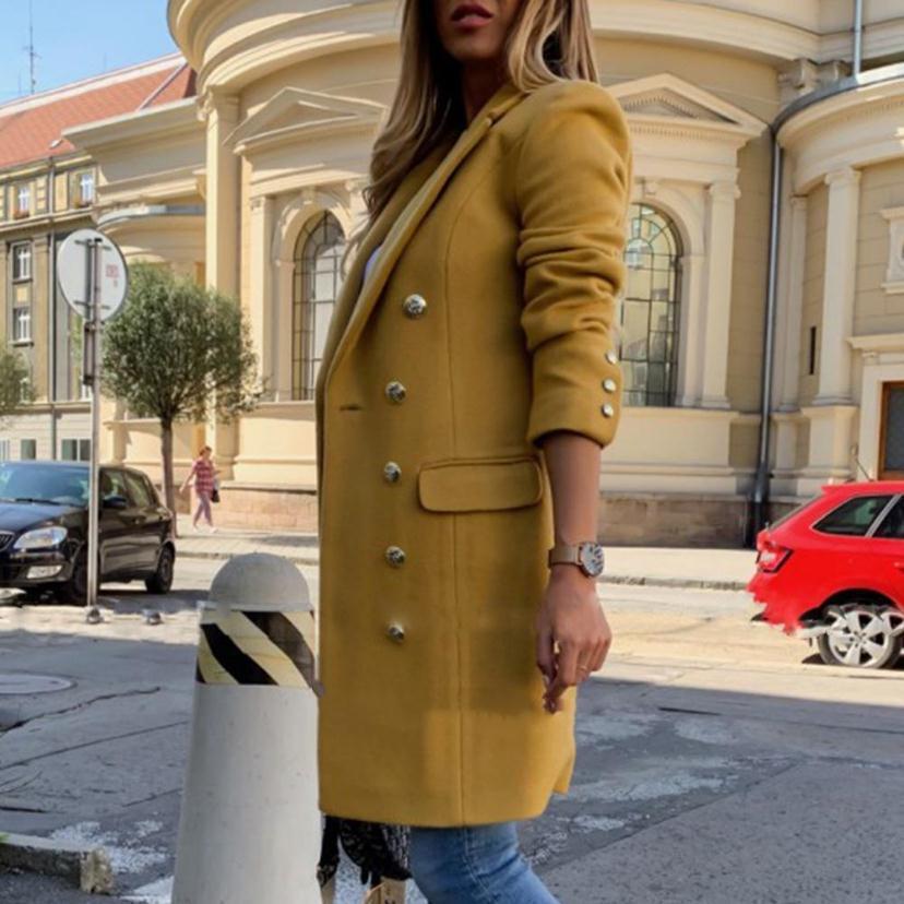 Brinley | Double-Breasted Wool Coat