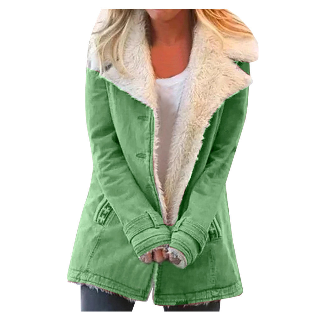 Jordan | Plus Size Plush Coat