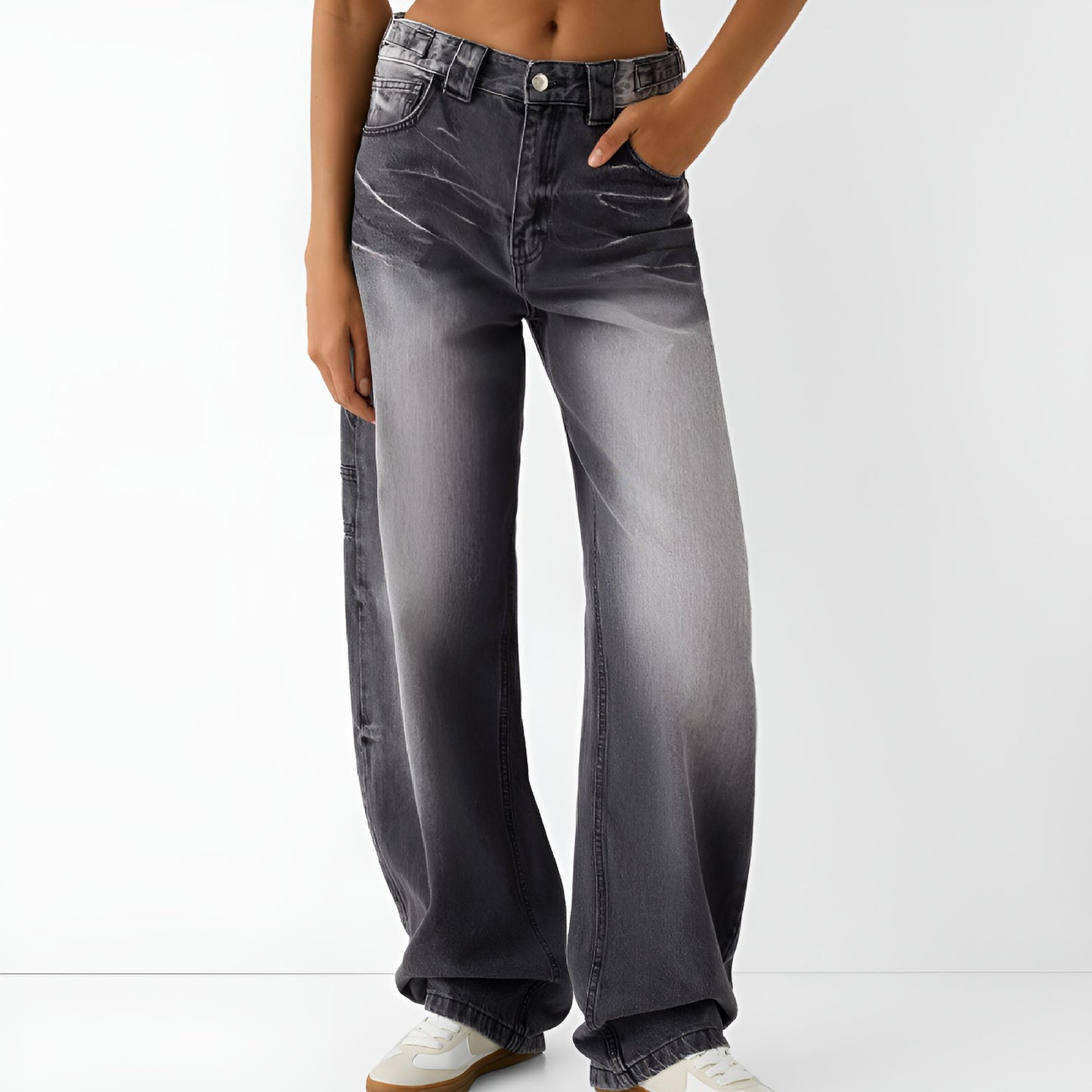 Julia | Wide-Leg Personalized Jeans