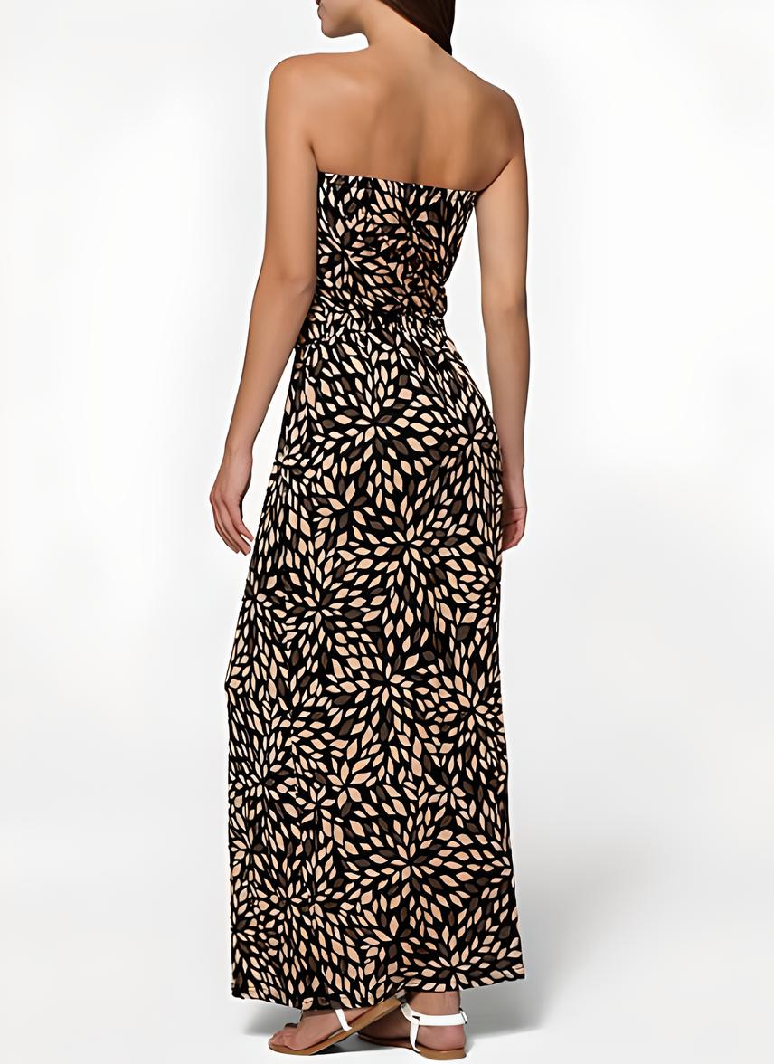 Bella | Women’s Floral Print Sleeveless Maxi Dress