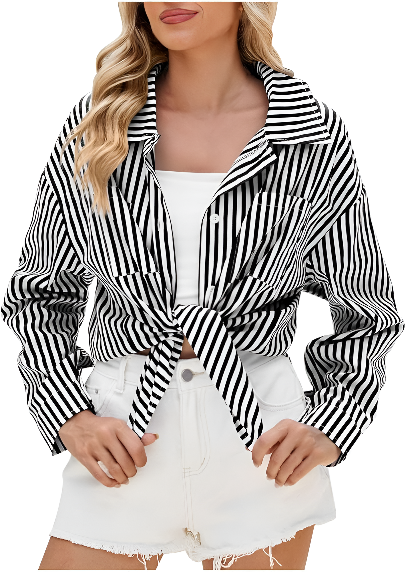 Nala | Striped Long Sleeve Shirt