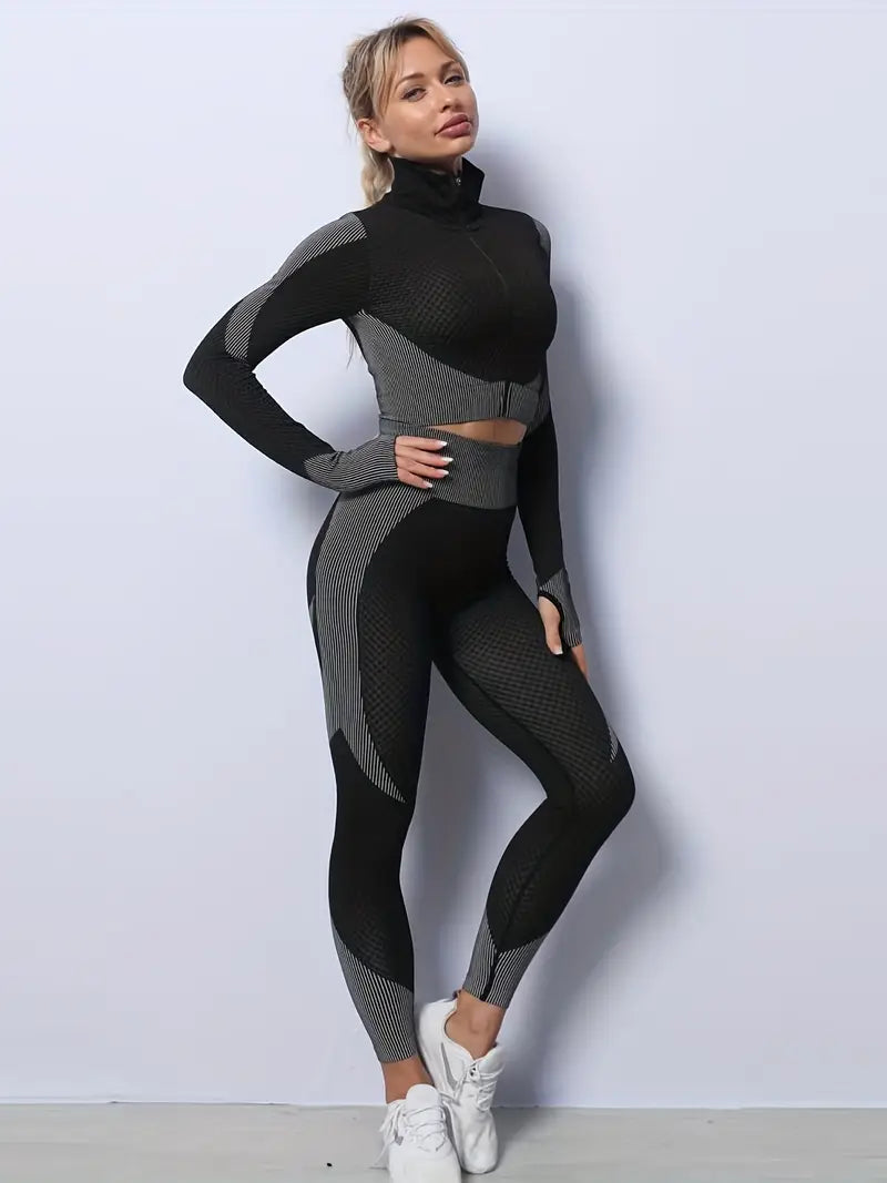 Natalie | 3-Piece Seamless Yoga Set