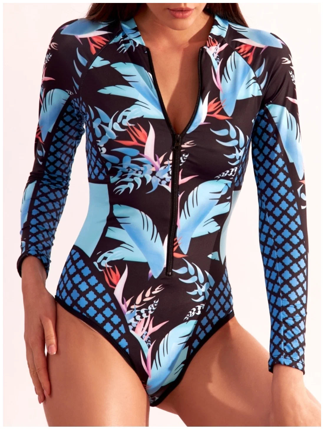 Clara | Women’s Long Sleeve One-Piece Swimsuit