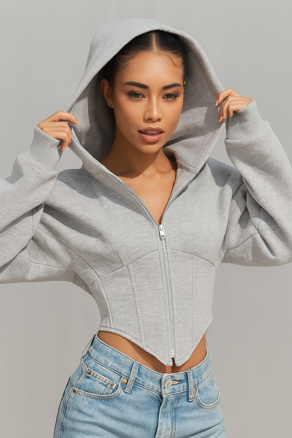 Bianca | Women’s Y2K Zipper Hoodie