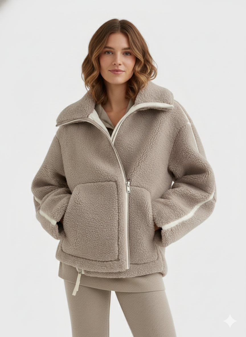Arden | Oversized Teddy Fleece Jacket