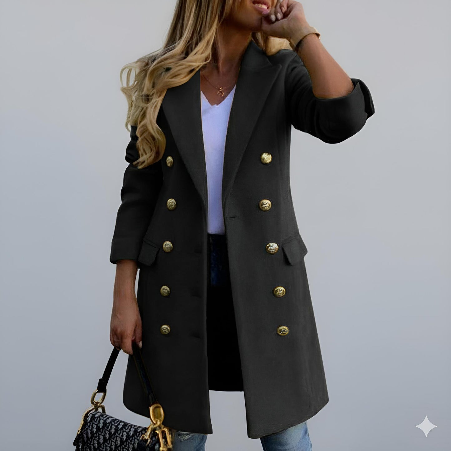 Brinley | Women’s Wool Double-Breasted Coat