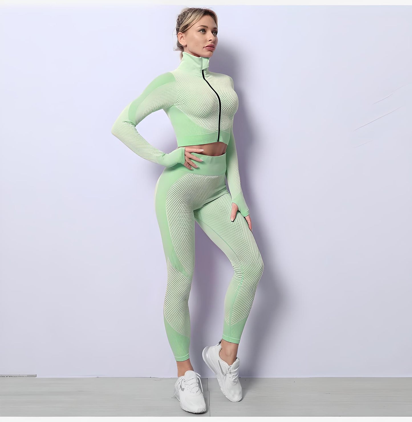 Natalie | 3-Piece Seamless Yoga Set