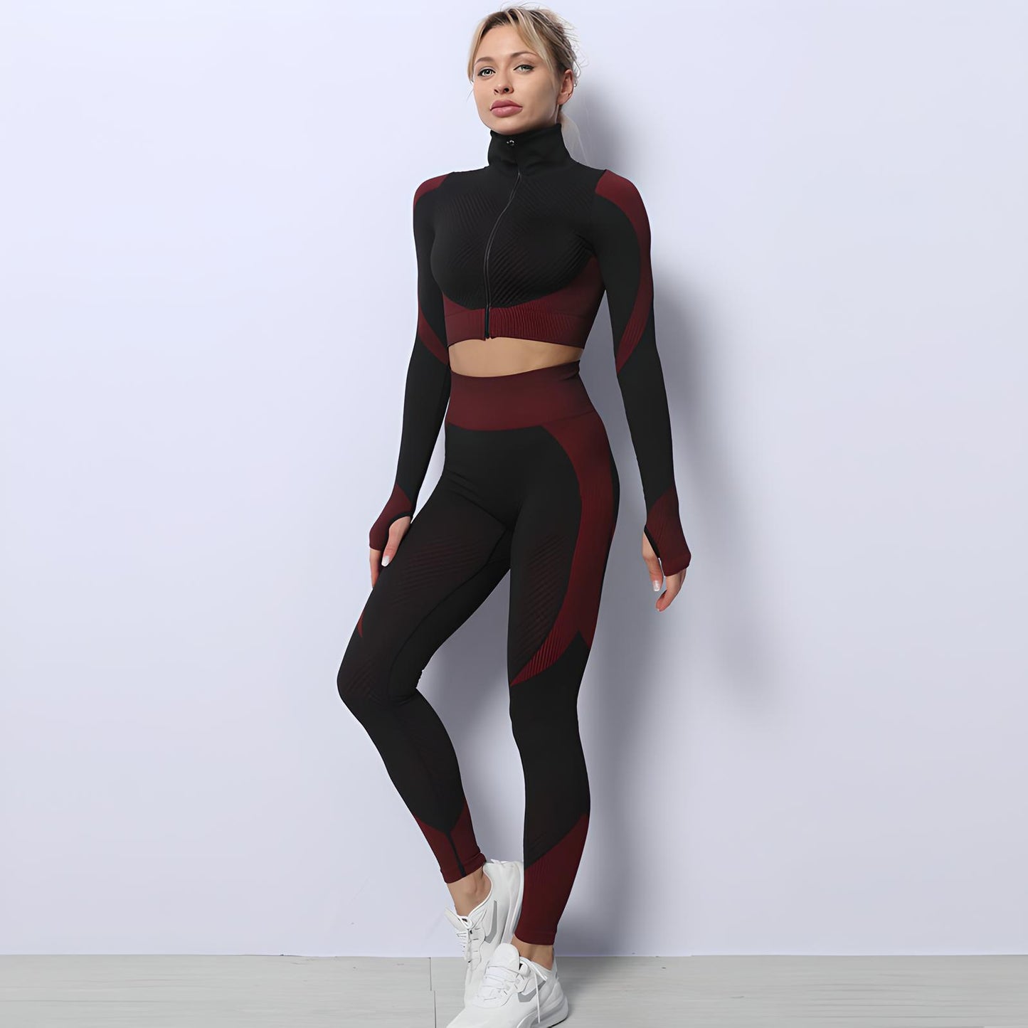 Natalie | 3-Piece Seamless Yoga Set