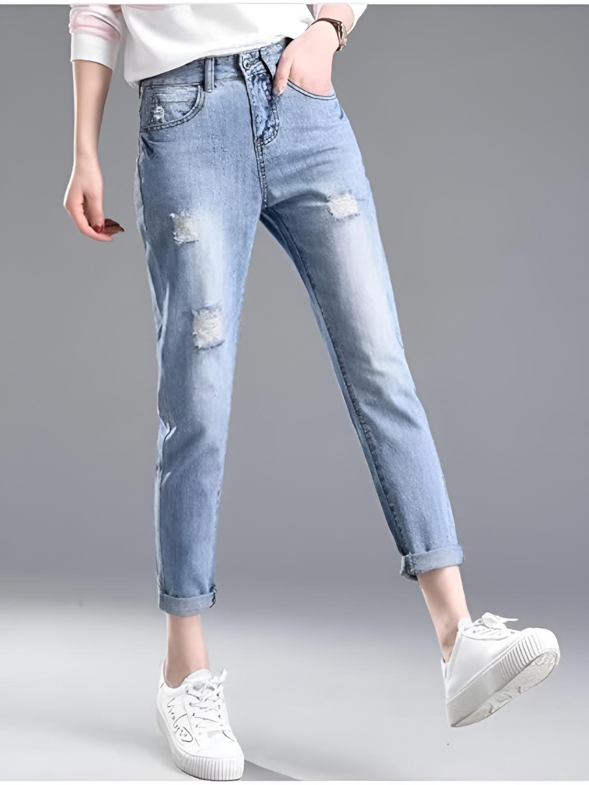 Ainsley | Ripped Denim Jeans