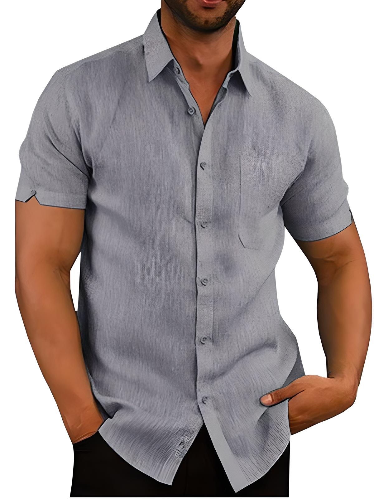 Aaron | Short Sleeve Summer Shirt