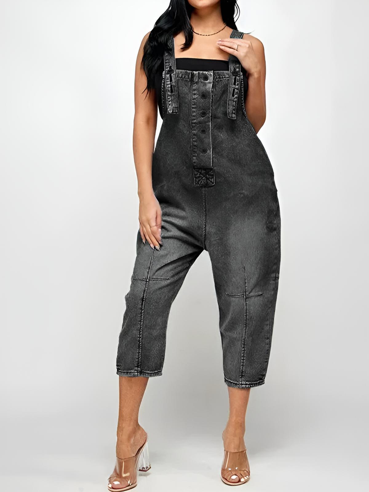 Bellamy | Women’s Suspender Denim Jumpsuit